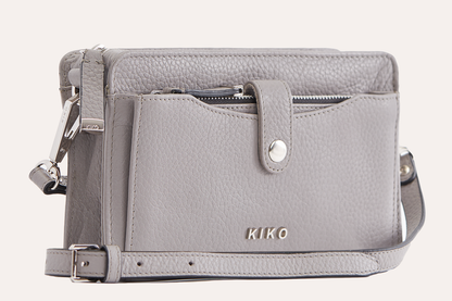 Wallet Crossbody Echtleder - Kleine Umhängetasche mit Kartenfächern