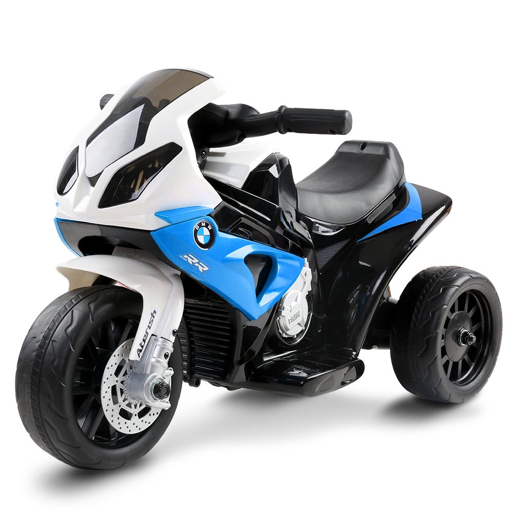 BMW S1000RR Kinder-Motorrad Elektro - Lizenziert Ride-On 12V Blau
